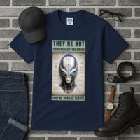 Alien Ufo Conspiracy Theory Disclosure Tall T-Shirt