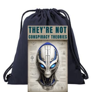 Alien Ufo Conspiracy Theory Disclosure Drawstring Bag