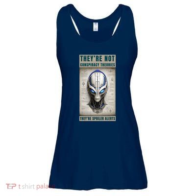 Alien Ufo Conspiracy Theory Disclosure Ladies Essential Flowy Tank