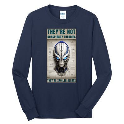 Alien Ufo Conspiracy Theory Disclosure Tall Long Sleeve T-Shirt