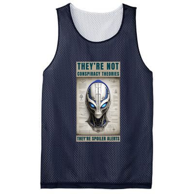 Alien Ufo Conspiracy Theory Disclosure Mesh Reversible Basketball Jersey Tank