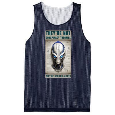 Alien Ufo Conspiracy Theory Disclosure Mesh Reversible Basketball Jersey Tank