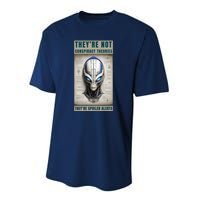 Alien Ufo Conspiracy Theory Disclosure Performance Sprint T-Shirt