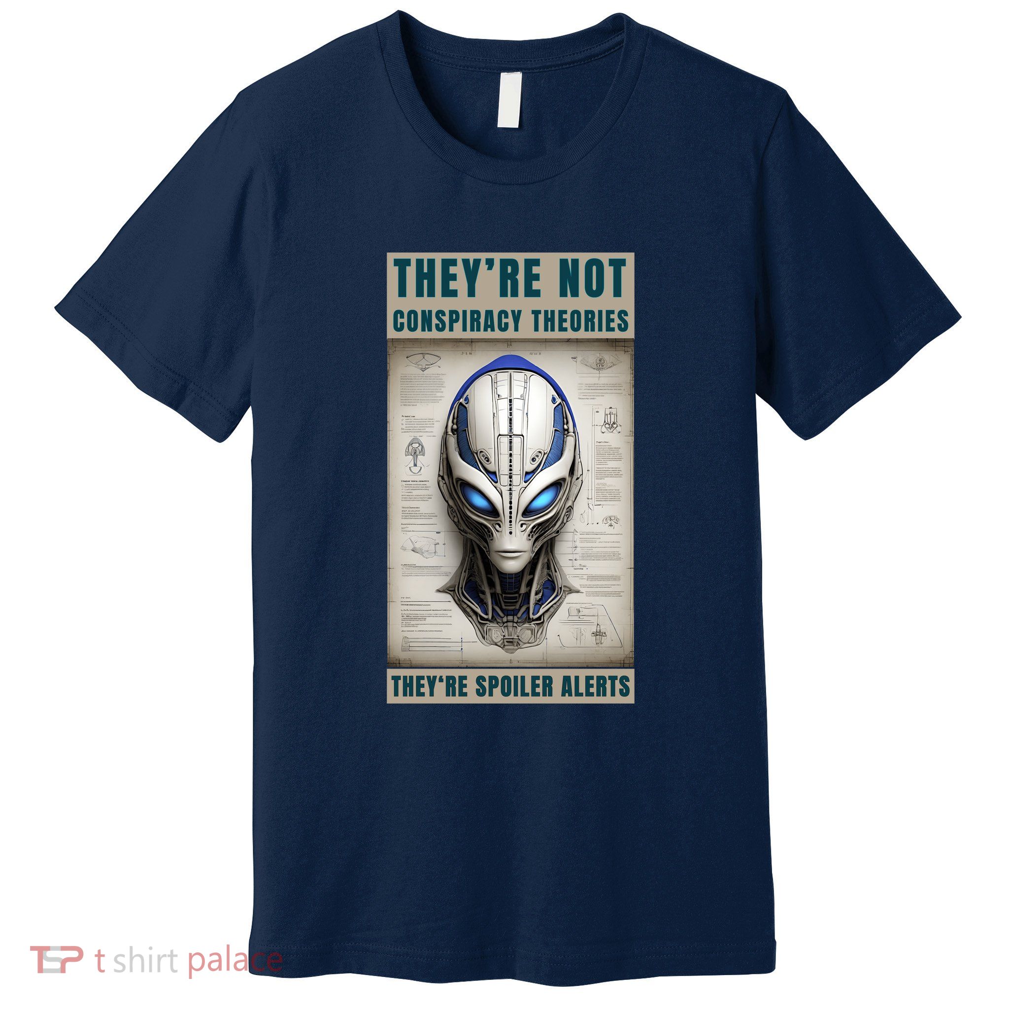 Alien Ufo Conspiracy Theory Disclosure Premium T-Shirt