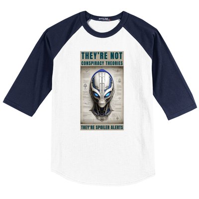 Alien Ufo Conspiracy Theory Disclosure Baseball Sleeve Shirt