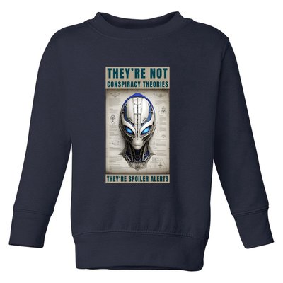 Alien Ufo Conspiracy Theory Disclosure Toddler Sweatshirt