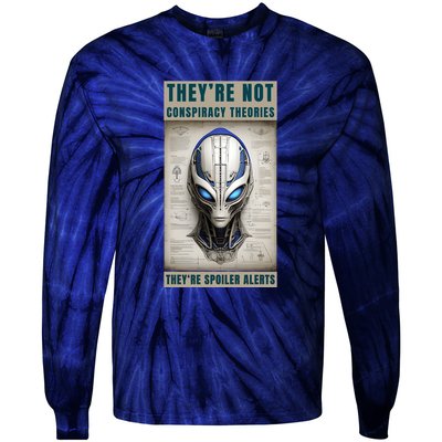 Alien Ufo Conspiracy Theory Disclosure Tie-Dye Long Sleeve Shirt