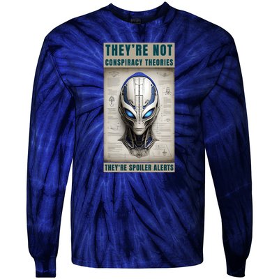 Alien Ufo Conspiracy Theory Disclosure Tie-Dye Long Sleeve Shirt