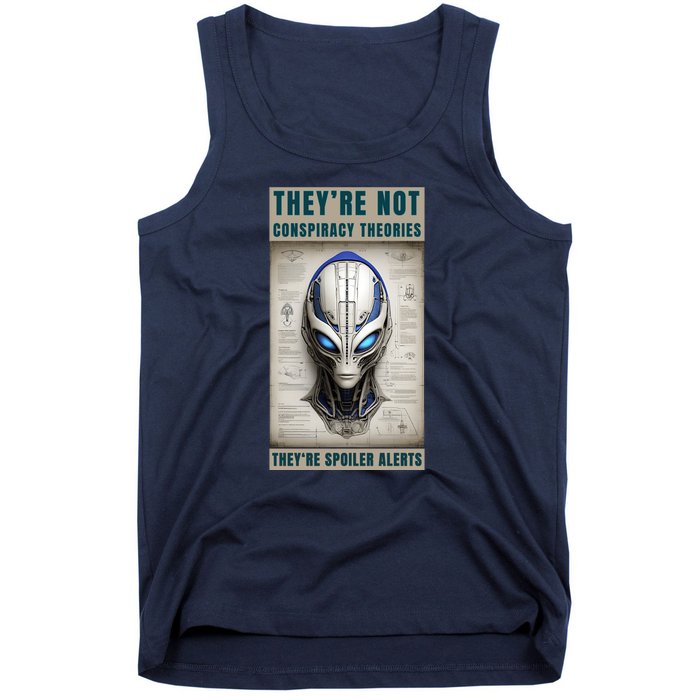 Alien Ufo Conspiracy Theory Disclosure Tank Top