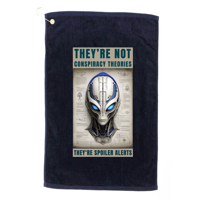 Alien Ufo Conspiracy Theory Disclosure Golf Towel