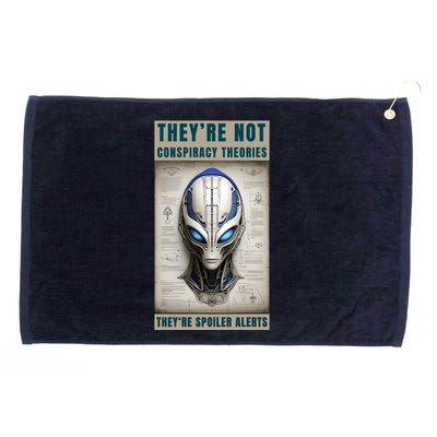 Alien Ufo Conspiracy Theory Disclosure Grommeted Golf Towel