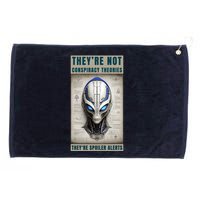Alien Ufo Conspiracy Theory Disclosure Grommeted Golf Towel