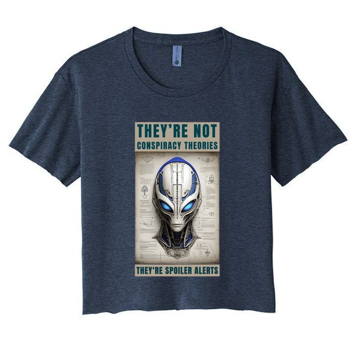 Alien Ufo Conspiracy Theory Disclosure Crop Top