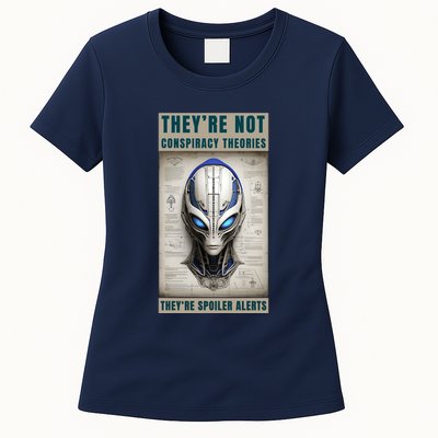 Alien Ufo Conspiracy Theory Disclosure Womens T-Shirt