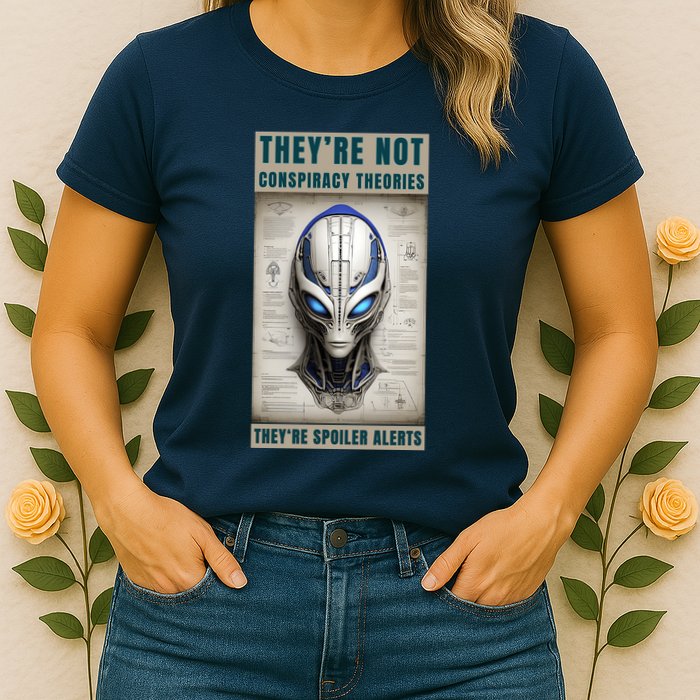 Alien Ufo Conspiracy Theory Disclosure Womens T-Shirt