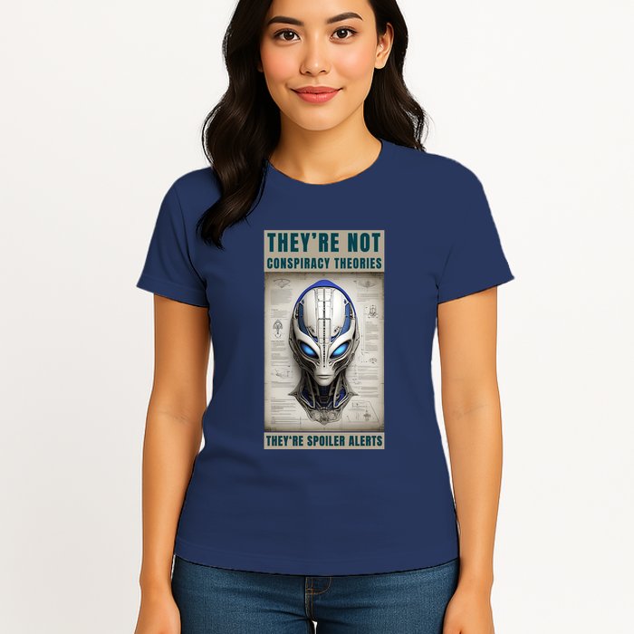 Alien Ufo Conspiracy Theory Disclosure Womens T-Shirt