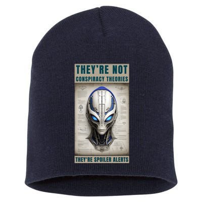 Alien Ufo Conspiracy Theory Disclosure Short Acrylic Beanie