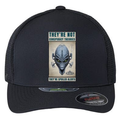 Alien Ufo Conspiracy Theory Disclosure Flexfit Unipanel Trucker Cap