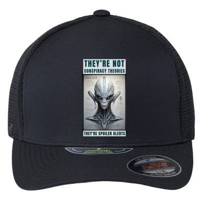 Alien Ufo Conspiracy Theory Disclosure Flexfit Unipanel Trucker Cap