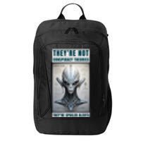 Alien Ufo Conspiracy Theory Disclosure City Backpack