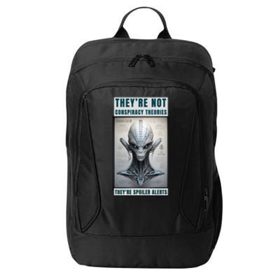 Alien Ufo Conspiracy Theory Disclosure City Backpack