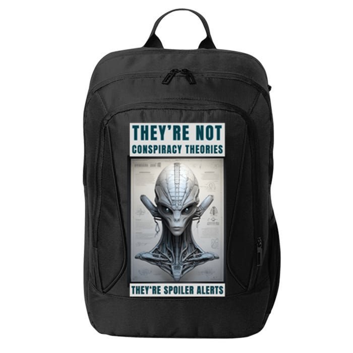 Alien Ufo Conspiracy Theory Disclosure City Backpack