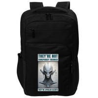 Alien Ufo Conspiracy Theory Disclosure Impact Tech Backpack