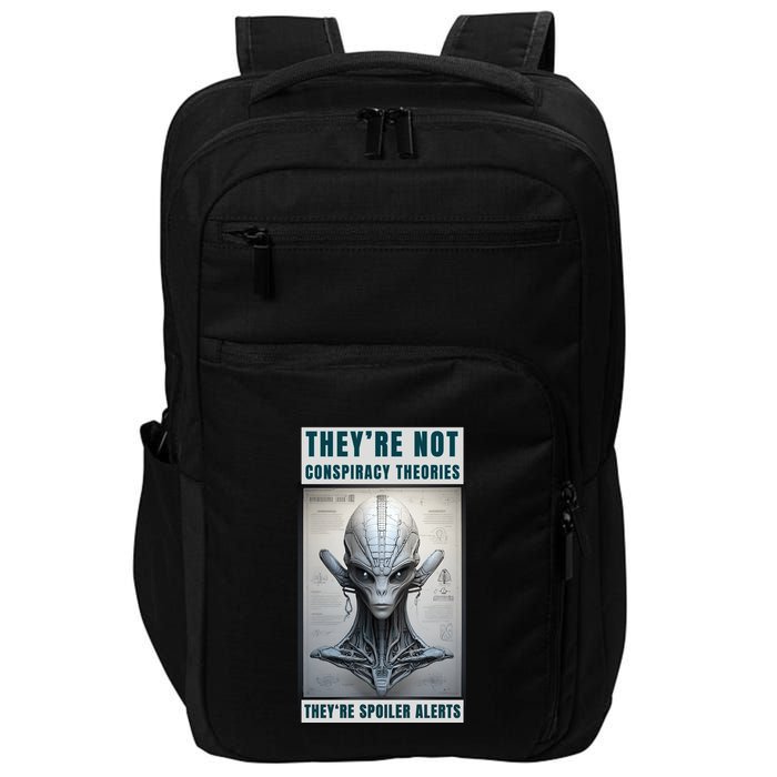 Alien Ufo Conspiracy Theory Disclosure Impact Tech Backpack