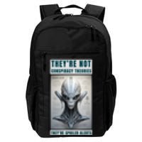 Alien Ufo Conspiracy Theory Disclosure Daily Commute Backpack