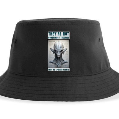 Alien Ufo Conspiracy Theory Disclosure Sustainable Bucket Hat