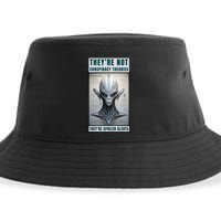 Alien Ufo Conspiracy Theory Disclosure Sustainable Bucket Hat