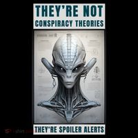 Alien Ufo Conspiracy Theory Disclosure Button