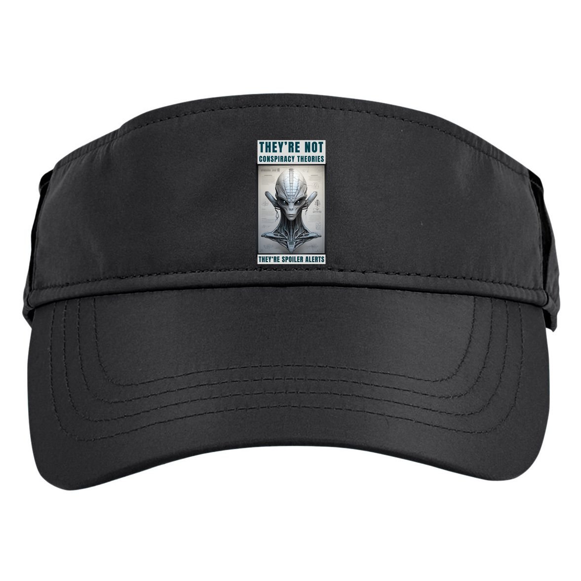 Alien Ufo Conspiracy Theory Disclosure Adult Drive Performance Visor