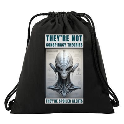 Alien Ufo Conspiracy Theory Disclosure Drawstring Bag