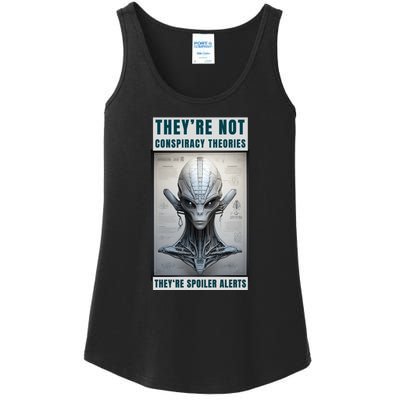 Alien Ufo Conspiracy Theory Disclosure Ladies Essential Tank