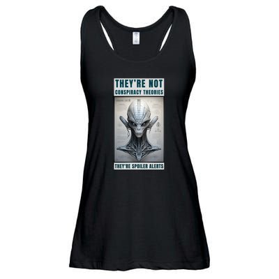 Alien Ufo Conspiracy Theory Disclosure Ladies Essential Flowy Tank