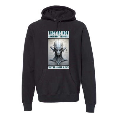 Alien Ufo Conspiracy Theory Disclosure Premium Hoodie