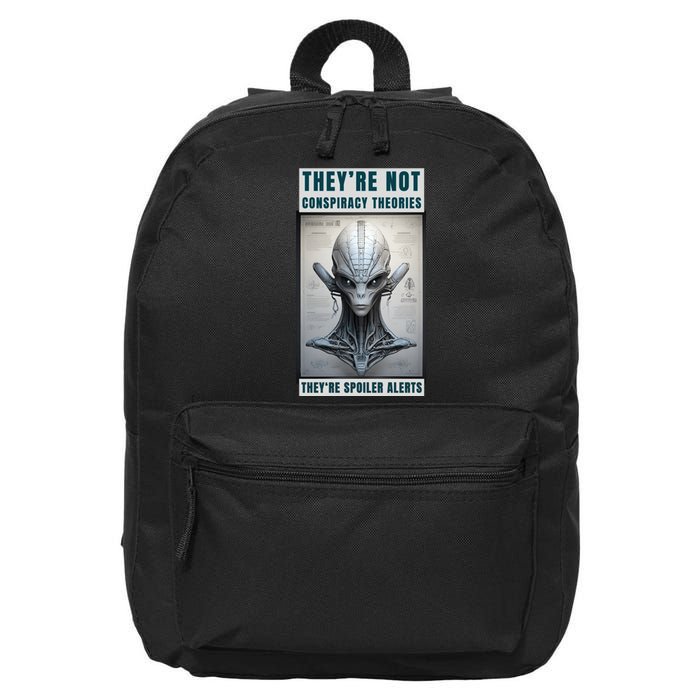 Alien Ufo Conspiracy Theory Disclosure 16 in Basic Backpack