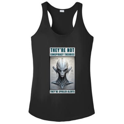 Alien Ufo Conspiracy Theory Disclosure Ladies PosiCharge Competitor Racerback Tank