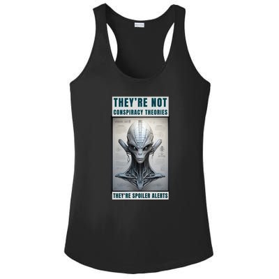 Alien Ufo Conspiracy Theory Disclosure Ladies PosiCharge Competitor Racerback Tank