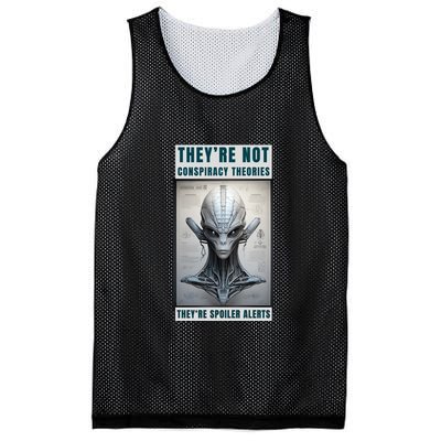 Alien Ufo Conspiracy Theory Disclosure Mesh Reversible Basketball Jersey Tank