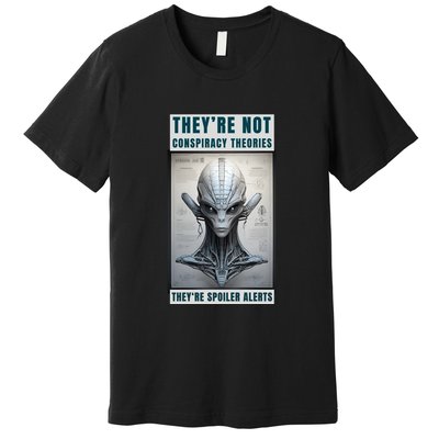 Alien Ufo Conspiracy Theory Disclosure Premium T-Shirt