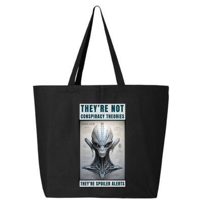 Alien Ufo Conspiracy Theory Disclosure 25L Jumbo Tote
