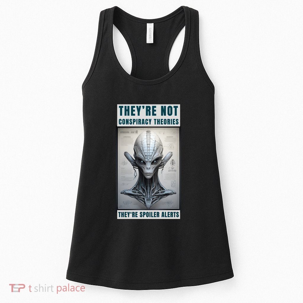 Alien Ufo Conspiracy Theory Disclosure Womens Tank Top