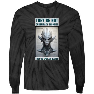 Alien Ufo Conspiracy Theory Disclosure Tie-Dye Long Sleeve Shirt