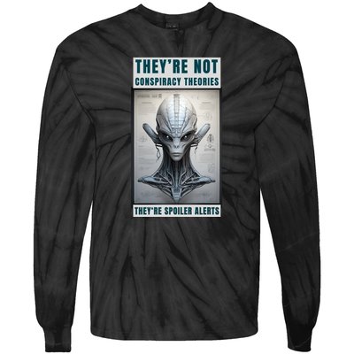 Alien Ufo Conspiracy Theory Disclosure Tie-Dye Long Sleeve Shirt