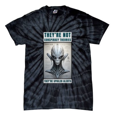 Alien Ufo Conspiracy Theory Disclosure Tie-Dye T-Shirt