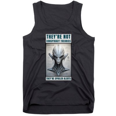 Alien Ufo Conspiracy Theory Disclosure Tank Top