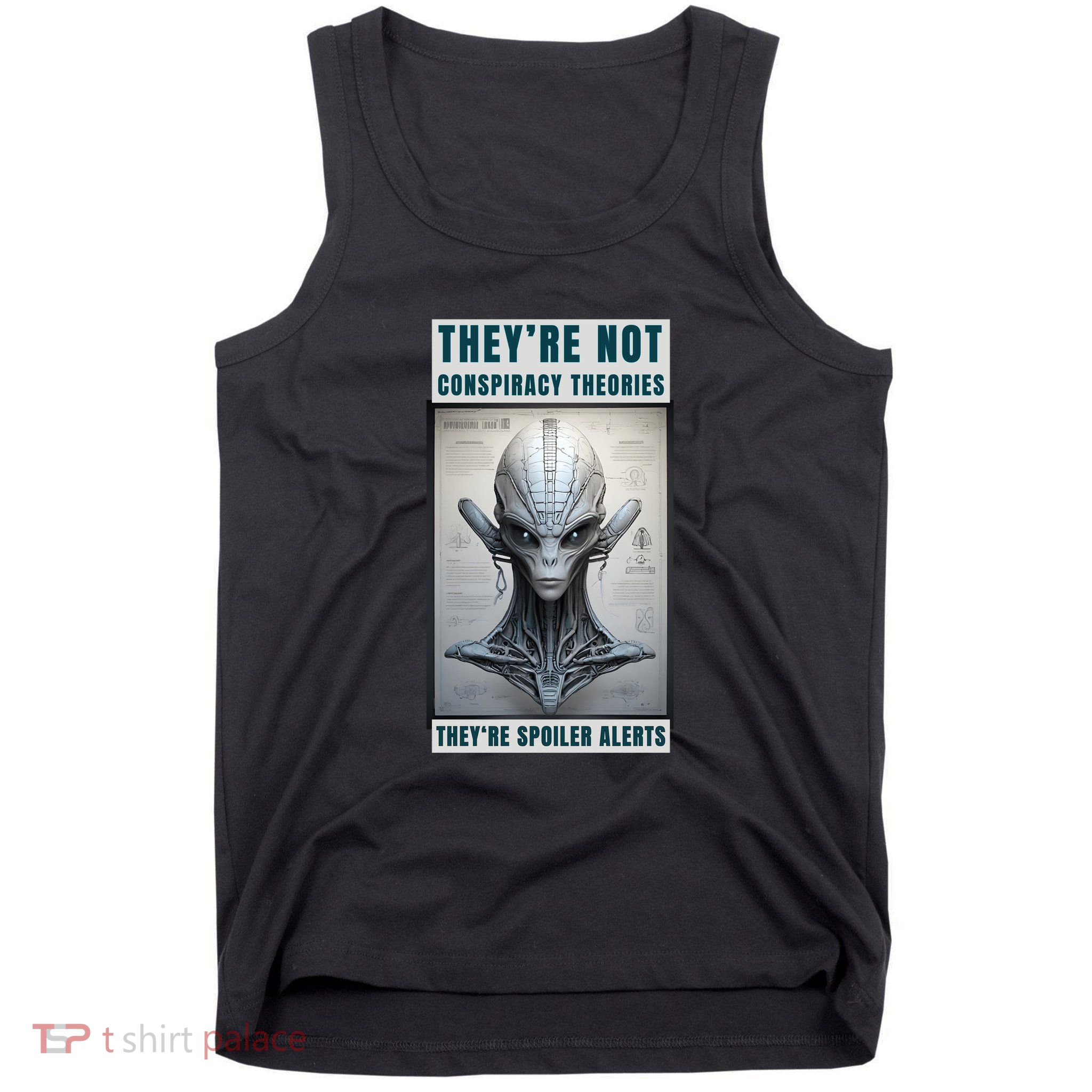 Alien Ufo Conspiracy Theory Disclosure Tank Top