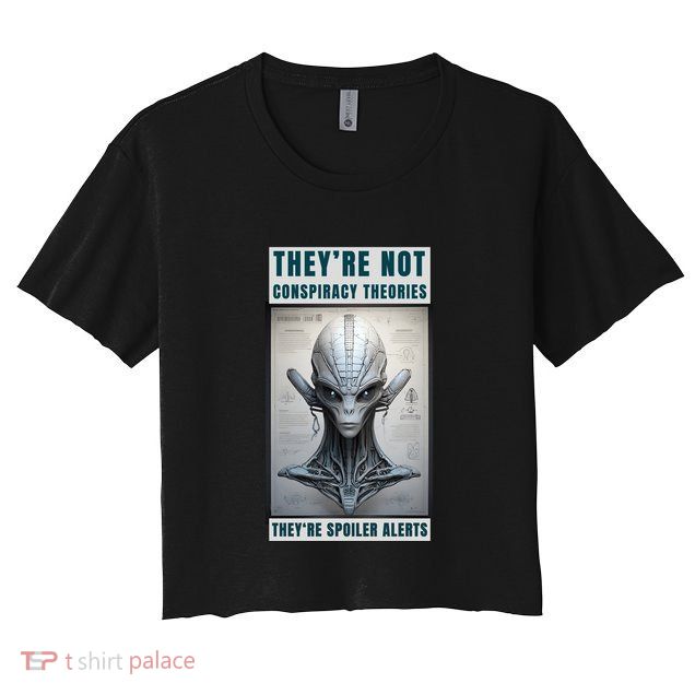 Alien Ufo Conspiracy Theory Disclosure Crop Top